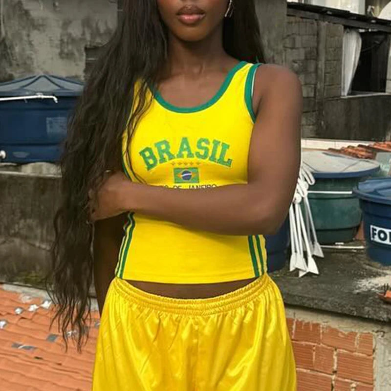 Camiseta Corta Estética Retro