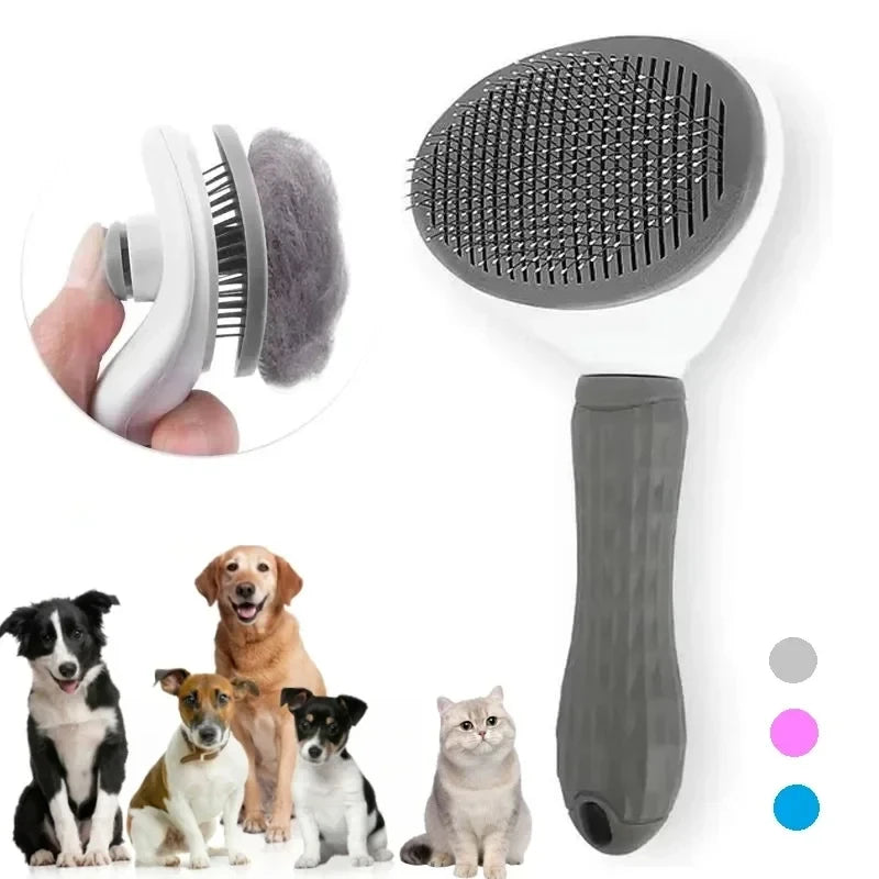 Cepillo autolimpiante para mascotas