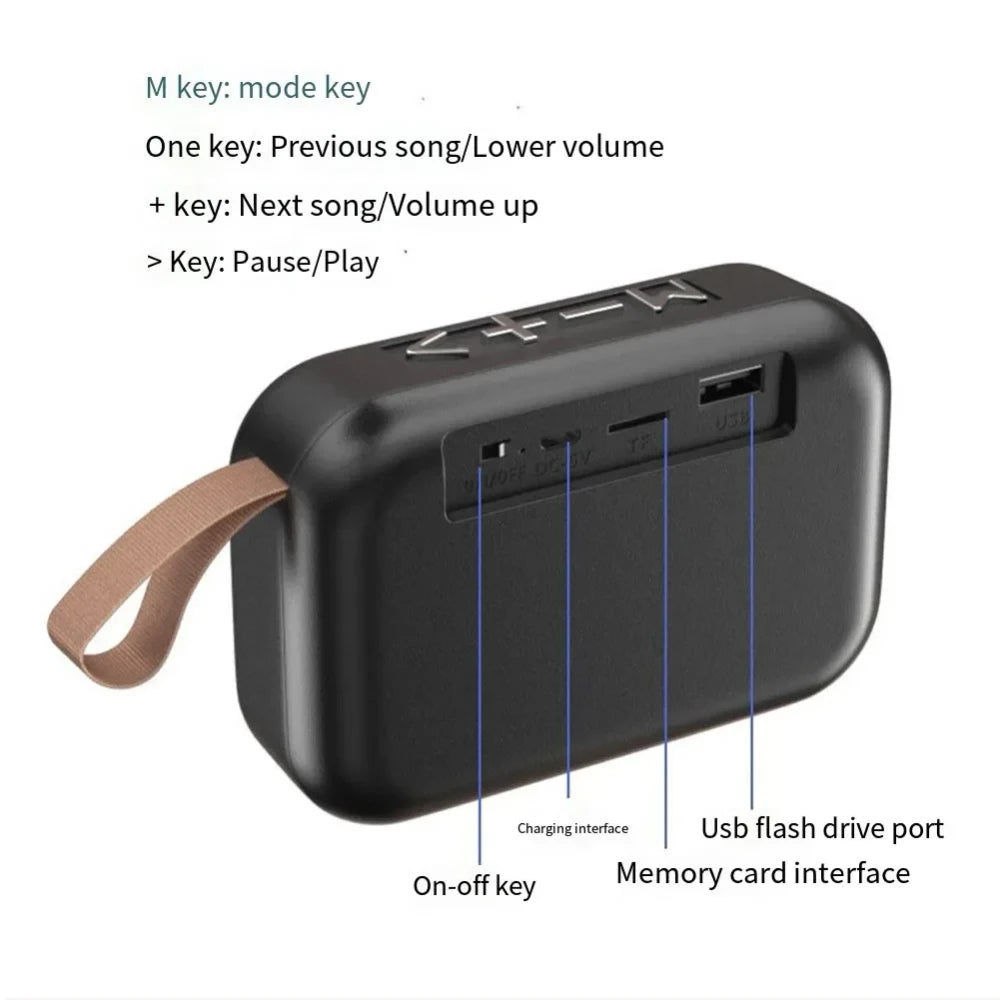 Altavoz Inalámbrico Bluetooth Compacto
