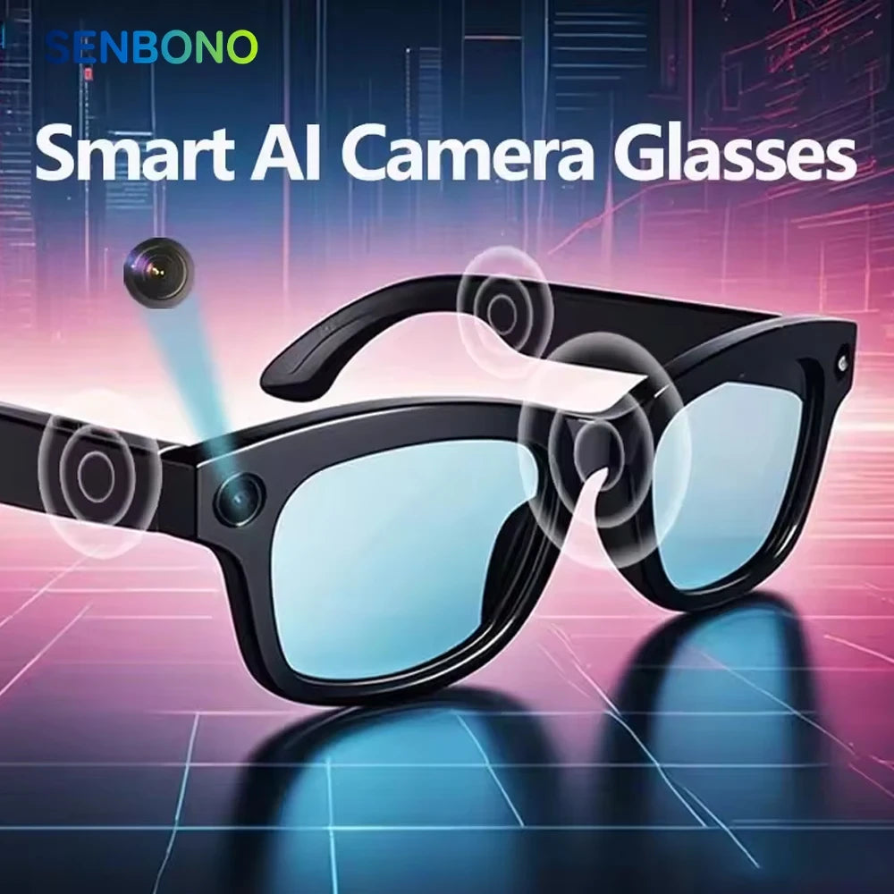 Gafas inteligentes con cámara manos libres