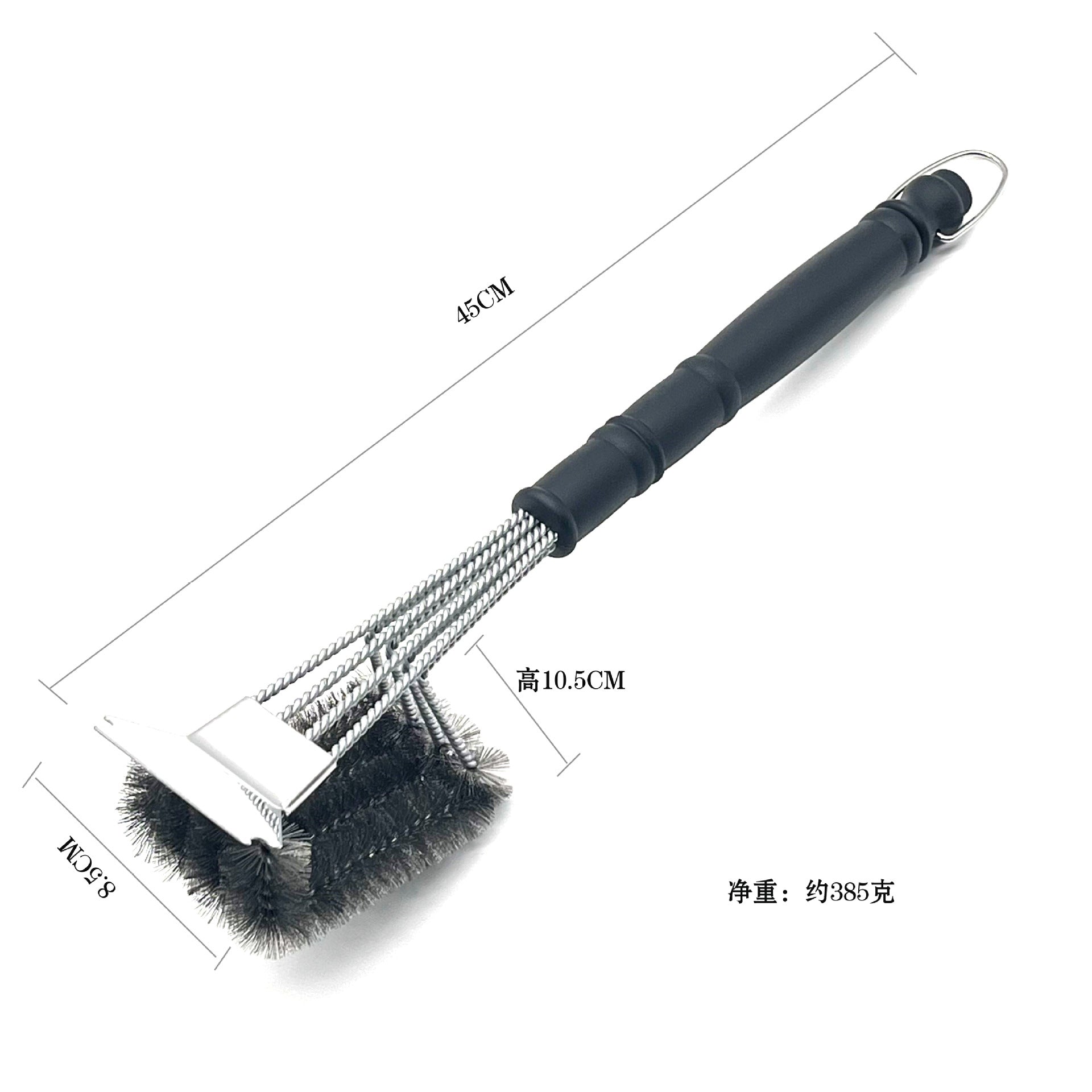 Amazon's Best-Selling Stainless Steel Barbecue Brush Wire Brush Barbecue Grill Cleaning Brush Bbq Barbecue Tool Brush