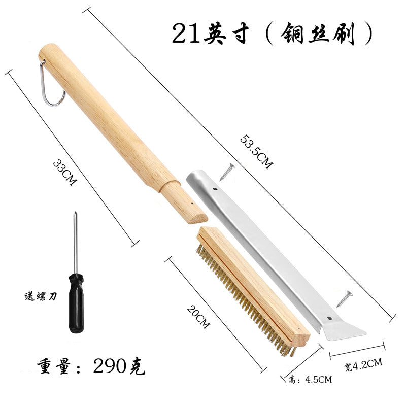 Amazon's Best-Selling Stainless Steel Barbecue Brush Wire Brush Barbecue Grill Cleaning Brush Bbq Barbecue Tool Brush